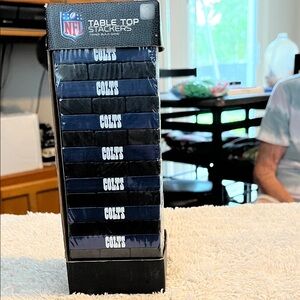 NFL Colts Table Top Stackers - Black